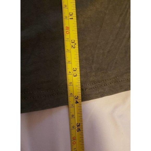 𝅺Entro Womens Size Sm‎ Criss Cross Neckline Dress Olive Green - Picture 9 of 11